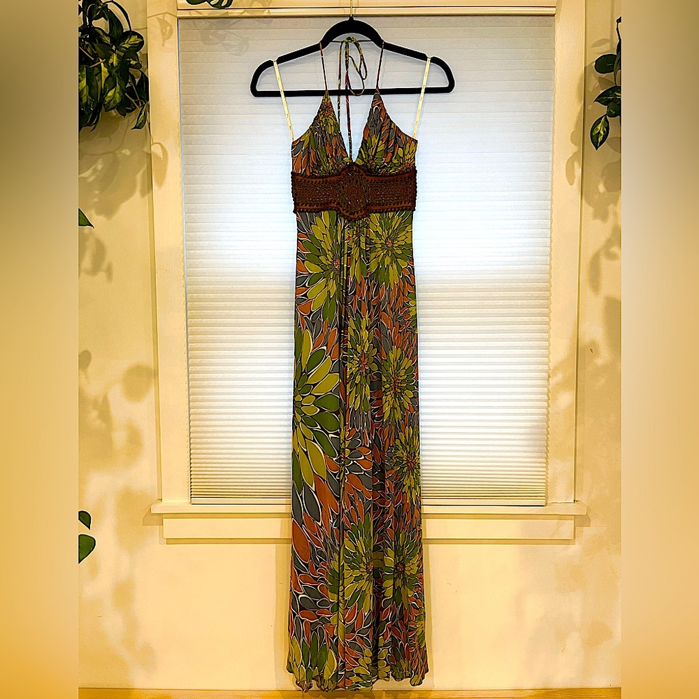 SKY Silk Maxi Dress